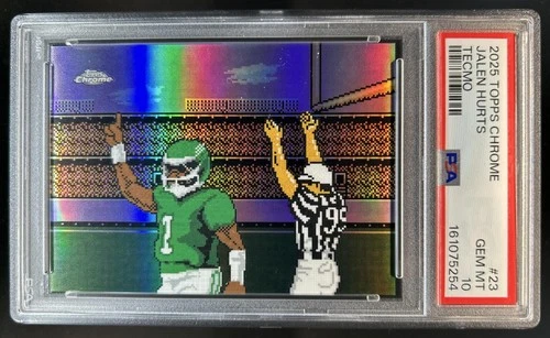 2025 Topps Chrome Jalen Hurts Base (PSA 10)