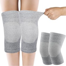 HJZHII Bamboo Knee Sleeve, Compression Sleeves Relieve Knees Pain