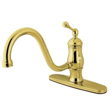 Kingston Brass KS157.BLLS Heritage 1.8 GPM Standard Kitchen - Brass