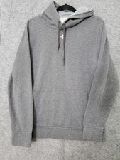 Under Armour Storm Men's Small Gray Hoodie Loose Fit Logo Pullover