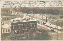 IA, Forest City, Iowa, RPPC, Business Section, National Bank, 1906PM, Photo