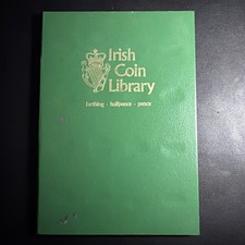 Dansco Irish Coin Library -Rare Early Dansco Ireland Coin Folder -21 Coins CCBOX