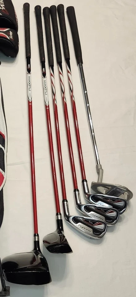 MAXFLI REV2 Youth 6 Golf Club Driver Iron Putter Set W/Bag, RH - For Youth Kids - Image 3 of 4