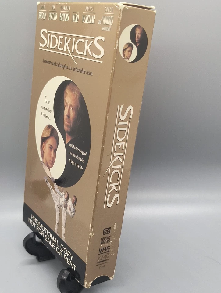 Sidekicks VHS 1993 Columbia TriStar 90s Chuck Norris Promotional Copy - Image 3 of 4