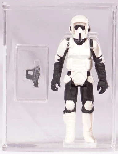 1983 Kenner Star Wars Biker Scout - Long Mask CAS 76.9 - Not AFA