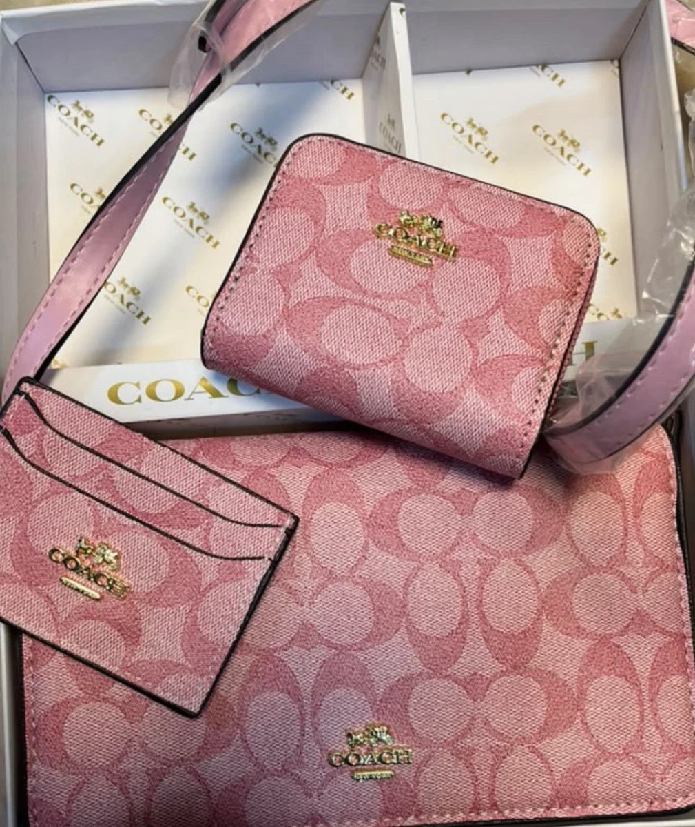 Coach Canvas Pink Wallets for Women for sale | eBay