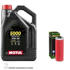 R750 R75/5 Oil and Filter Kit Motul 5000 10w40 4L BMW 1974 Inc Washer 9.19 per litre