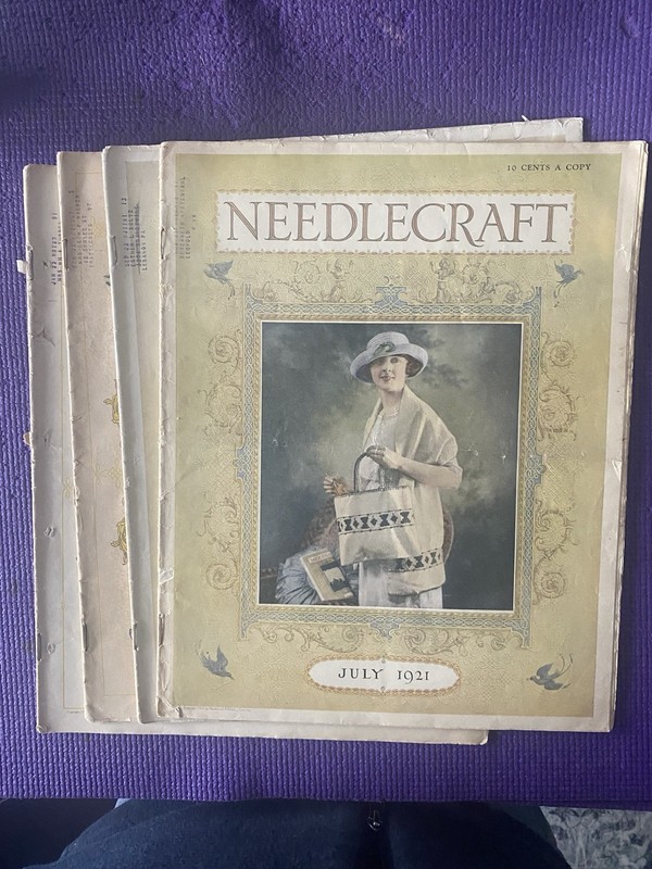 Vintage Lot of (4) Needlecraft For 1921 Lot #2