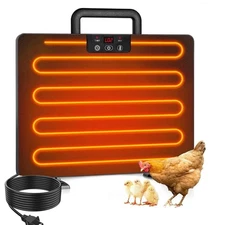 Chicken Coop Heat Lamp for Dog Kennel Cat Bed Reptiles 200W Adjustable Heat Lamp