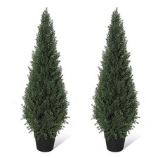 Artificial Cypress Topiary Tree,Fake Plant for Outdoor/Indoor Decor,Front Door