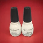 Sinful Colors Professional Nail Polish Color # 101 Snow Me White .5 oz Ea 2 pcs