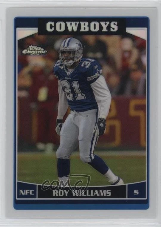 Roy Williams trading card