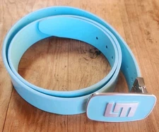 Loudmouth Golf Polished Alloy and Enamel Men's Patent Leather Belt 