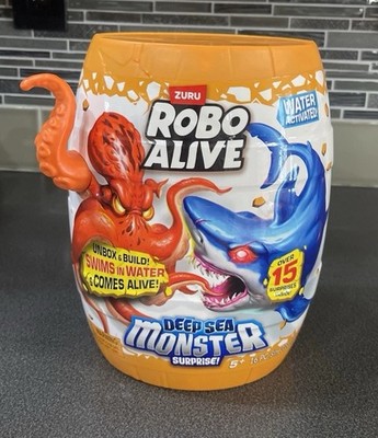 Robo Alive Deep Sea Monster Surprise Octopus Unboxing & Electronic Animal Toy