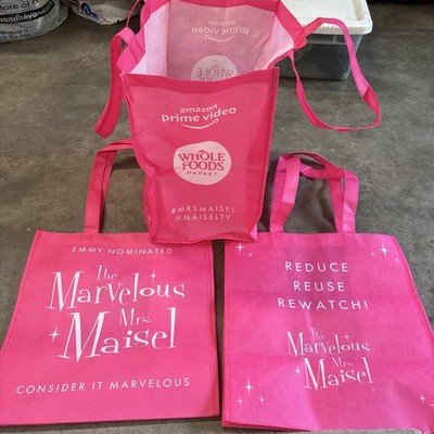 THREE Collectible The Marvelous Mrs. Maisel Reusable Shopping bags
