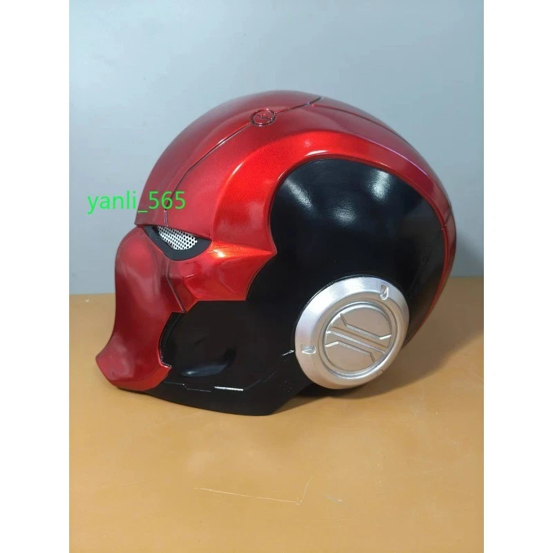 Red Hood Batman 1:1 Wearable Red Helmet Full Face Mask Halloween Cosplay Props - Image 4 of 4