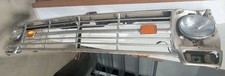 1967-1969 Ford Truck Alum Grill Grille W Park Lights Support Brace Hood Latch 1967-1969 Ford Truck Alum Grill Grille W Park Lights Support Brace Hood Latch