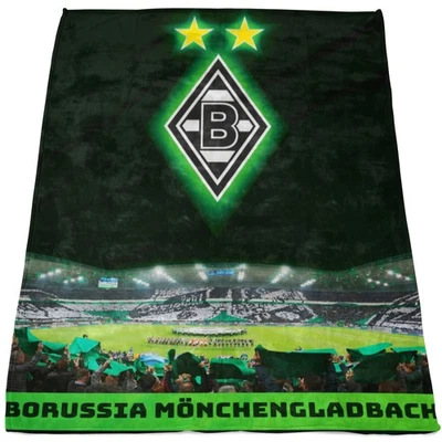 BERONAGE Borussia Mönchengladbach Blanket Borussia Park | 150 x 200 cm | Bedspread