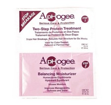 Aphogee Balancing Moisturizer 0.98 Fl Oz Strengthens Hydrates Adds Shine 2pk ✅