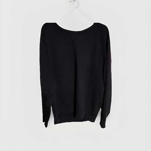 Xersion Cotton Pullover Sweater Crew Neck Long Sleeve Black Men's XL