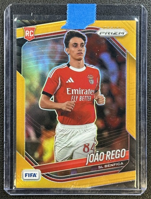 JOAO REGO 2025-26 PANINI PRIZM FIFA #227 ROOKIE GOLD RC 1/10 BENFICA