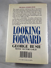 President George Bush autographed Looking Forward book — photo 3