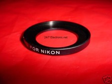 STEP-UP ADAPTER RING To FILTER / LENS: CAMERA NIKON COOLPIX P80 52mm Black Metal