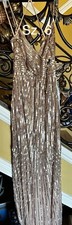 Gold Mac Duggal dress Sz. 6/8