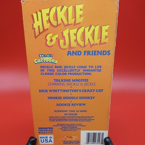 Heckle & Jeckle And Friends VHS 1989 FuntimeKid Video 30mins 4 cartoons US - Picture 3 of 7