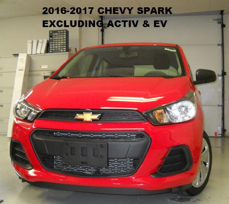 Lebra Front End Mask Cover Bra Fits 2016-2018 Chevrolet Spark exc. ACTIV & EV - Image 2 of 2