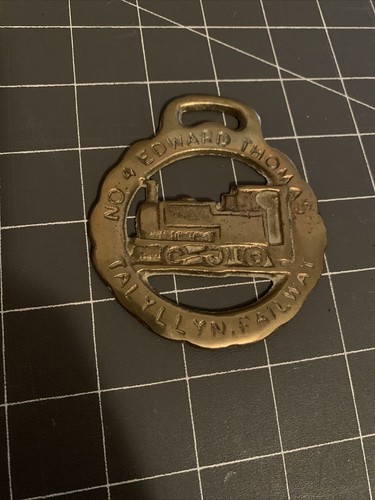 Horse Medallion Tack Brass Bridle Saddle Ornament Edward Thomas Talyllyn Railway - Picture 3 of 3