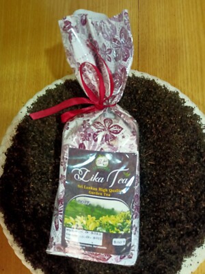 Ceylon Pure black Organic Natural Premium 100% BOPF Lika Tea 100g free shipping.