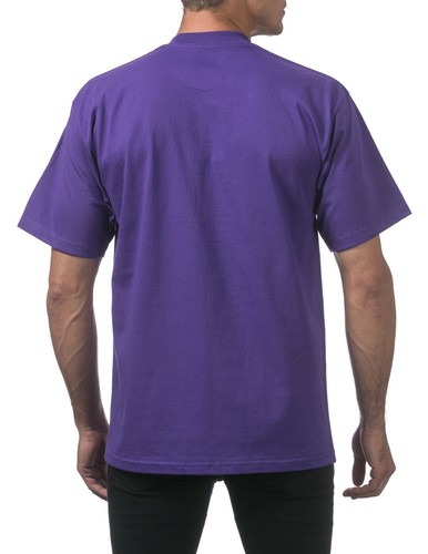 Pro Club Men's Heavyweight Cotton Short Sleeve Crew Neck T-Shirt - 25 Colors - Picture 89 of 127