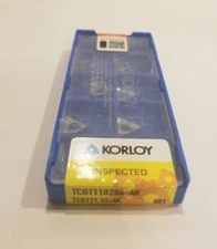 TCGT21.51-AK H01 - KORLOY - 10 PACK - NEW - USA STOCK - 1-03-002271