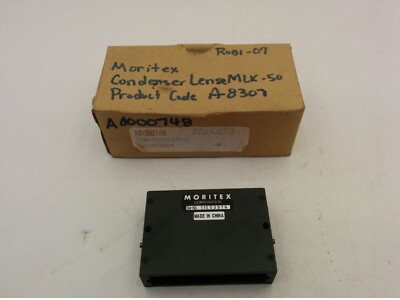 MORITEX A0000748 CONDENSER LENSE, MLK-50, 202K02B, A-8307, A300119P, NIB