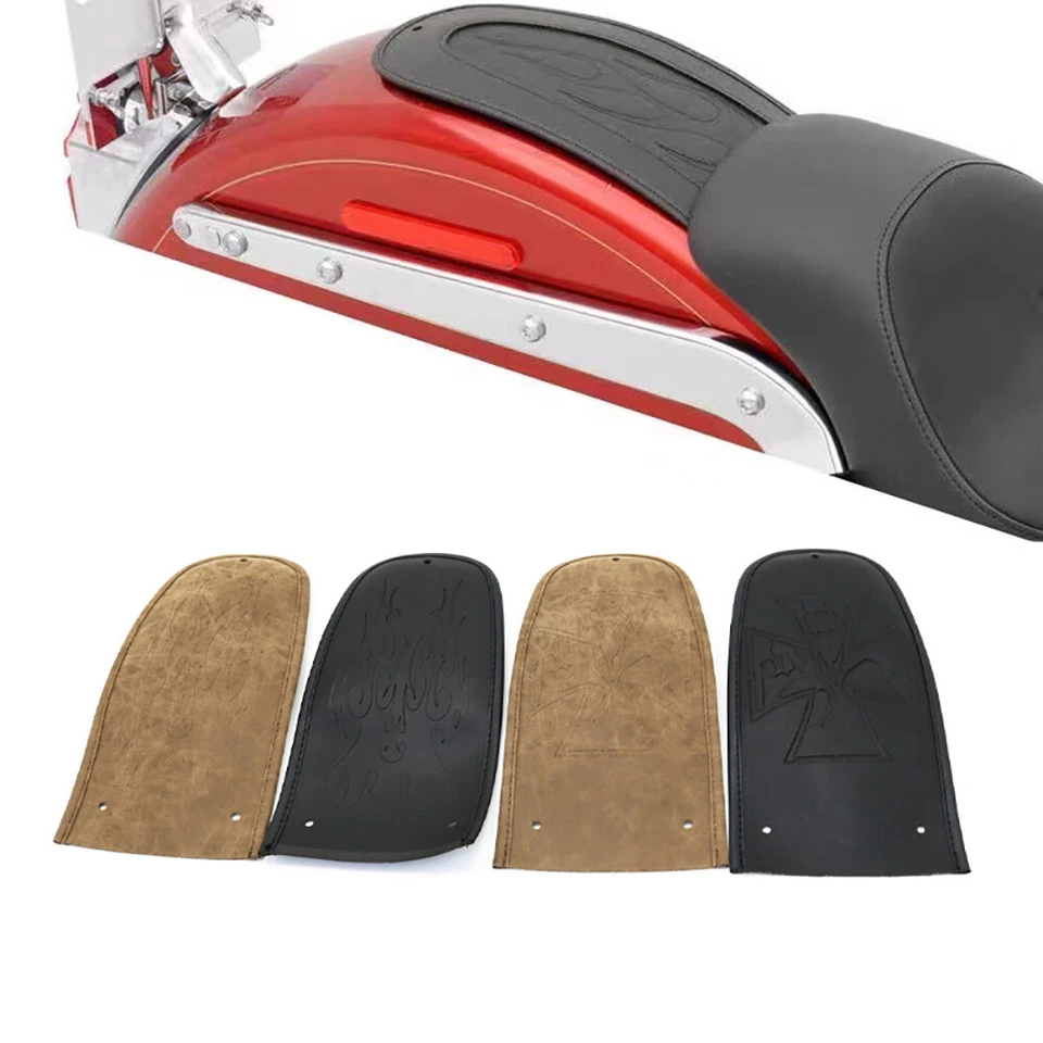 Guardabarros trasero babero asiento solo marrón para Harley FLST Heritage Softail Deluxe '06-'17 Foto 3 de 4