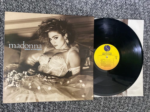 Madonna Lp Like A Virgin  1984 V. G+ / Vinyl N. M Sire Original Press