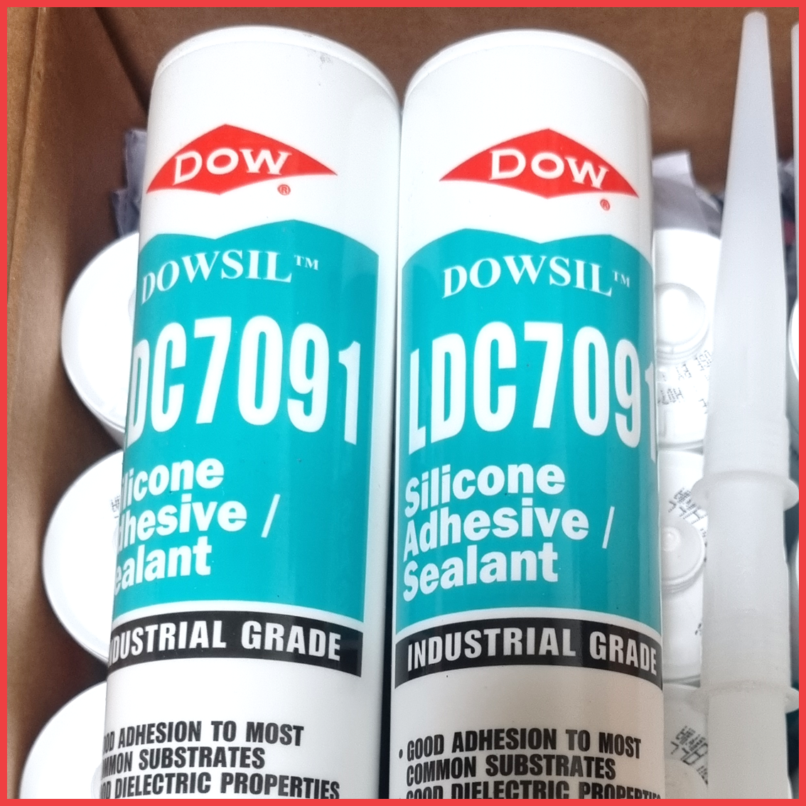 x10 PACK NEW GENUINE DOWSIL 7091 LDC Adhesive Sealant 300ml / GREY eBay