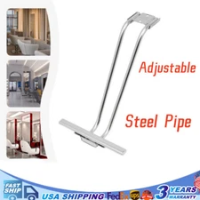 Silver Salon Chair Footrest Adjustable For Hydraulic Barber Chair Styling Shop