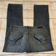 Kenneth Cole Foshan Mens Size 36x32 Straight Leg Denim Jeans