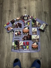 Sublime Wacko Maria Guilty Pleasures Button Up Bradley Rock Roll Skunk Size L