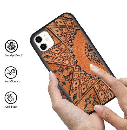 Hybrid Cover originated isfahan persian rug For iPhone SE XS XR Max 5 6 7 8 Plus - Picture 10 of 25