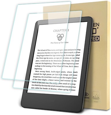 2X Premium Tempered Glass Guard Screen Protector Saver For Amazon Fire HD Tablet