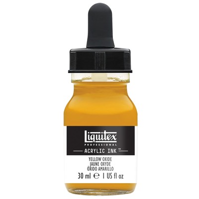 Professional Acrylic Ink 1-oz 30ml Jar Yellow Oxide