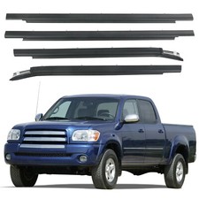 Window Moulding Weatherstrip Seal Belt 4 For Toyota Tundra Double Cab 2000-2006