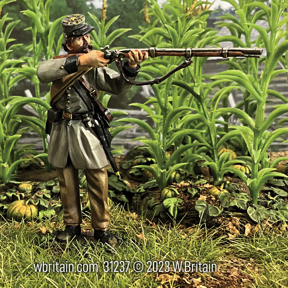 W.Britain 31237 Confederate Texas Brigade Standing Firing No.2 ...