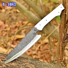 Custom Handmade Forged Carbon Steel Chef Kitchen Knife Blank Blade