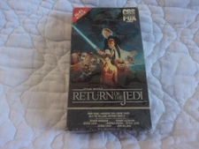 STAR WARS RETURN OF THE JEDI BETA NOT VHS SHRINK WRAP WATERMARKS 1986 CBS FOX