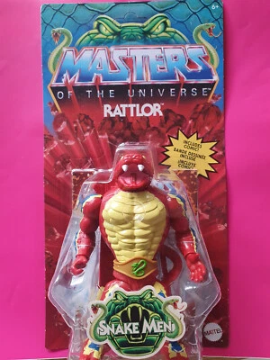 MATTEL MOTU Masters of the Universe Origins RATTLOR SNAKE MEN -NEU- He-Man