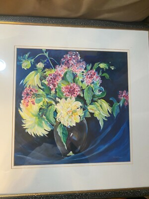 Superb Joseph Hoover (b 1939) ''Final Bow'' Watercolor Painting - Signed/Framed